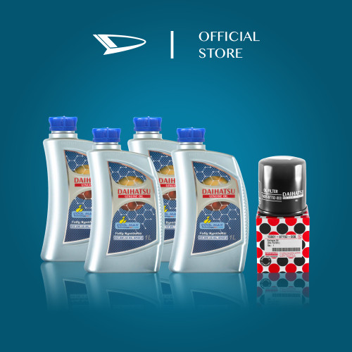 Daihatsu Genuine Oil 0W-16 SN SP/GF-6 Fully Synthetic Oil4L+Oil Filter