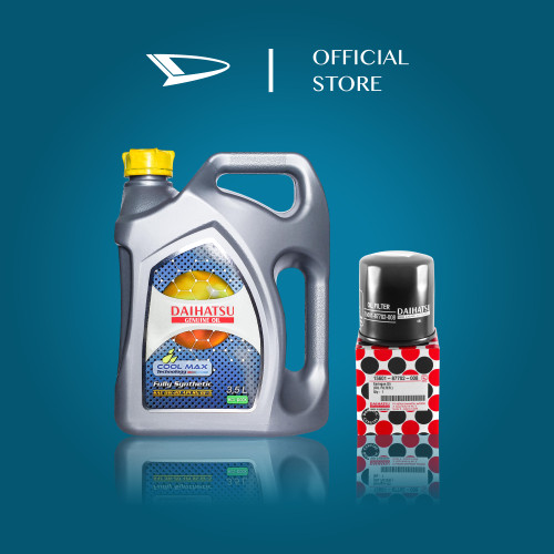 Daihatsu Genuine Oil 0W-20 API SN/GF-5 Fully Synthetic 3.5L+Oli Filter
