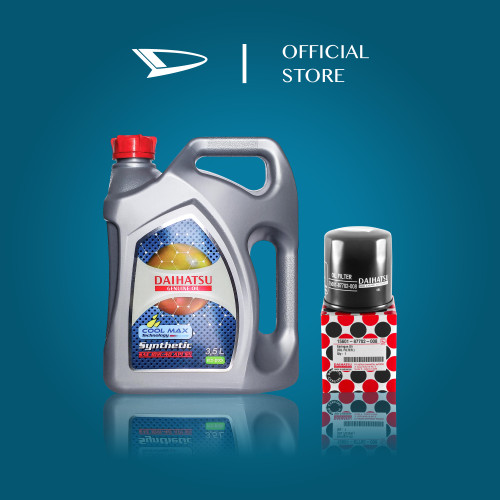 Daihatsu Genuine Oil 10W-40 API SN Synthetic 3.5L + Oil Filter