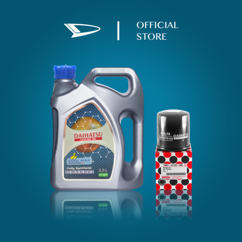 Daihatsu Genuine Oil 0W-16 API SN Fully Synthetic Oil 3.5L+Oil Filter