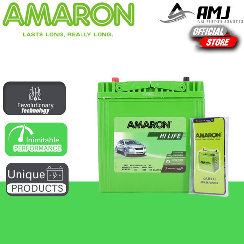 [EZR.0700581] Aki Mobil ALl New Xenia 2022 NS40ZL / 42B20L Amaron Hi-Life 12V /35Ah