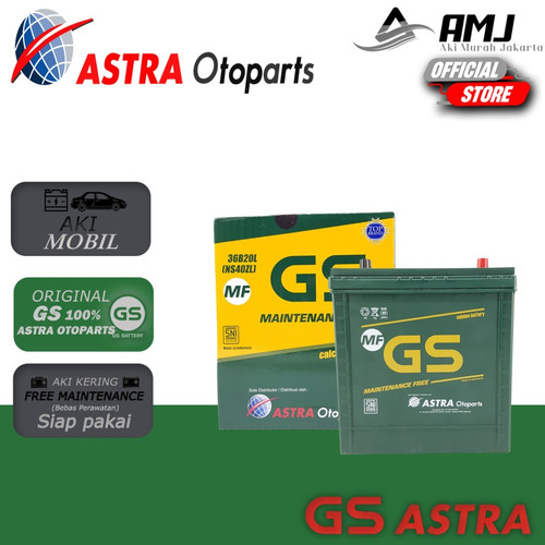 [EZR.0700582] Aki Mobil All New Xenia 2022 GS Astra NS40ZL Aki Kering 12V / 35Ah