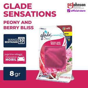 [EZR.0700590] Glade Sensation 8gr Pengharum Ruangan Pewangi Mobil