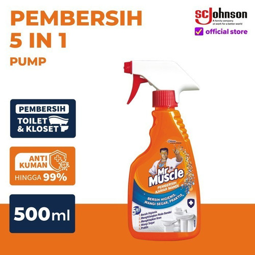 [EZR.0700599] Mr Muscle Pembersih Kamar Mandi 5 In 1 / Pembersih Toilet