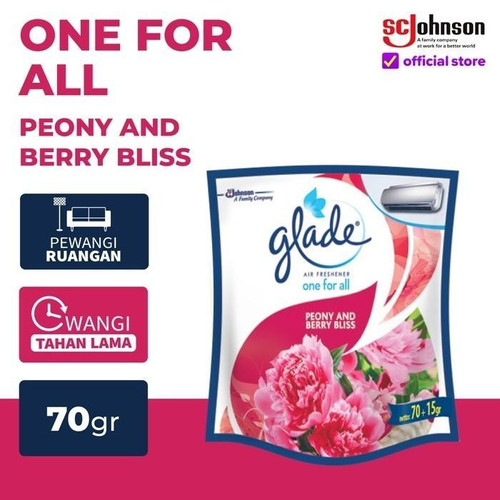 [EZR.0700608] Glade One For All 70gr Pengharum Ruangan Pewangi