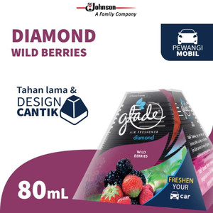 [EZR.0700611] Glade Diamond Regular 80ml Pengharum Mobil Pewangi Car Freshener