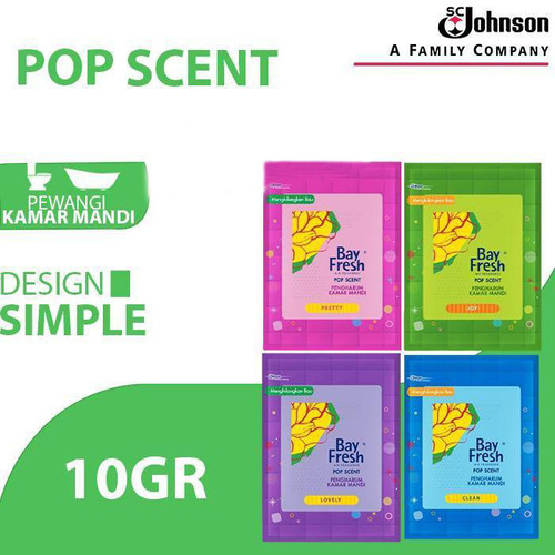 [EZR.0700623] Bayfresh Pop Scent Clean 10 gr / Bayfresh Pewangi Kamar Mandi