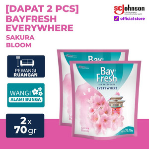 [EZR.0700632] (Dapat 2Pcs) Bayfresh Everywhere Sakura Bloom 70gr