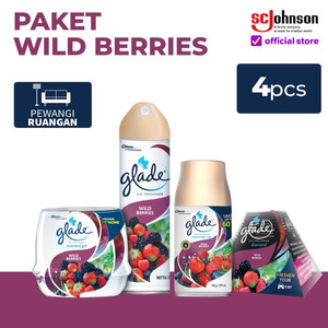 [EZR.0700652] Paket Glade Wild Berries Pengharum Ruangan