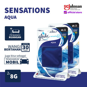 [EZR.0700654] (Twin Pack) Glade Sensation Aqua Refill 8gr x 2pcs