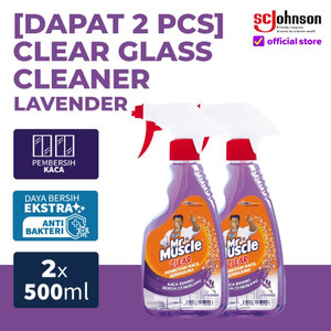 [EZR.0700666] (Dapat 2Pcs) Mr Muscle Glass Liquid Lavender Pump 500ML