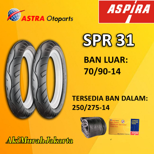 Ban Luar Aspira SPR 31 TUBETYPE 70/90-14 250/275-14 Original ASTRA