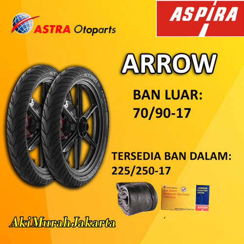 Ban Luar Aspira ARROW TUBETYPE 70/90-17 225/250-17 Original ASTRA