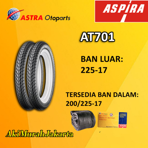 Ban Luar Aspira AT 701 TUBETYPE 225-17 200/225-17 60/80-17 Original