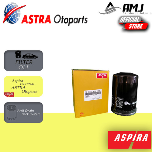 Filter Oli Aspira Kijang 3k / Corolla ke 20/30 / Hiace Bensin