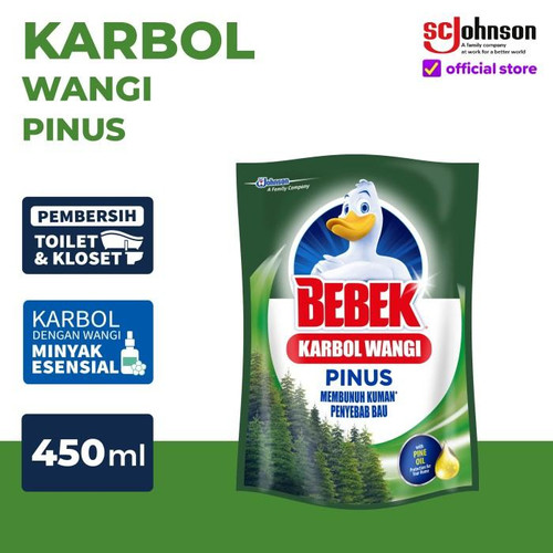 [EZR.0700693] Bebek Karbol Wangi Pinus Pouch 450mL Pembersih Kamar Mandi