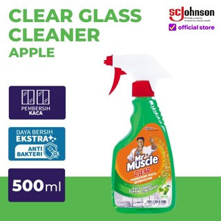 [EZR.0700698] Mr Muscle Glass Liquid Apple Pump 500mL Pembersih Kaca