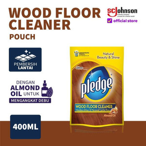 [EZR.0700708] Pledge Wood Floor Cleaner Pouch 400mL Pembersih Lantai Kayu
