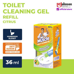 [EZR.0700730] Mr Muscle Toilet Cleaning Gel Citrus Refill 36mL Pembersih Toilet