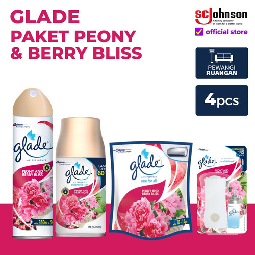 [EZR.0700738] Glade Paket Peony & Berry Bliss Pengharum Ruangan