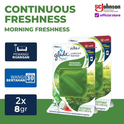 [EZR.0700746] [Twin Pack] Glade Continue-Freshness Morning Fresh 8gr