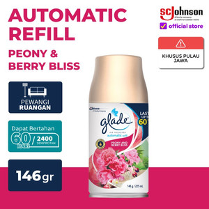 [EZR.0700789] Glade Matic Spray Peony And Berry Bliss Refill 146gr Pengharum Ruangan