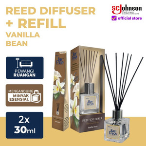 [EZR.0700822] Bayfresh Reed Diffuser Pengharum Ruangan + Refill - Vanilla Bean
