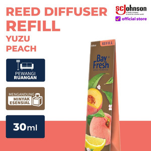 [EZR.0700835] Bayfresh Reed Diffuser Refill Pengharum Ruangan Yuzu Peach
