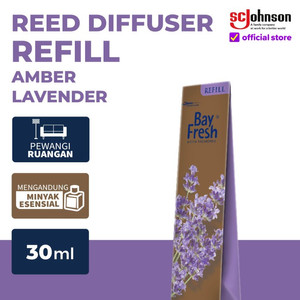 [EZR.0700846] Bayfresh Reed Diffuser Refill Pengharum Ruangan Amber Lavender