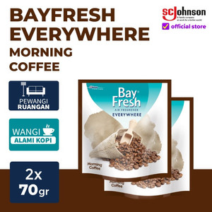 [EZR.0700849] Bayfresh Everywhere Morning Coffee 70gr x 2pcs