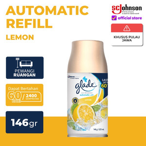 [EZR.0700853] Glade Matic Spray Lemon Refill 146gr - AEROSOL (KHUSUS PULAU JAWA)