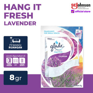 [EZR.0700865] Glade Hang It Fresh Pengharum Lemari - Lavender 8gr