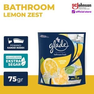 [EZR.0700872] Glade Bathroom Lemon Zest Refill 75g