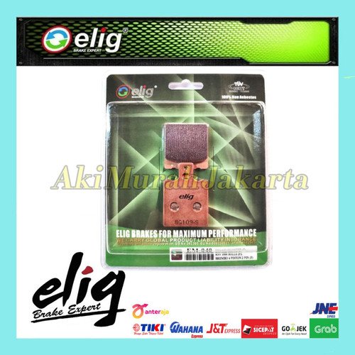 [EZR.0700951] Kampas Rem Brembo Caliper (P3-2b) / (P3-2f) 2 Piston 1 Pin Elig Sinter