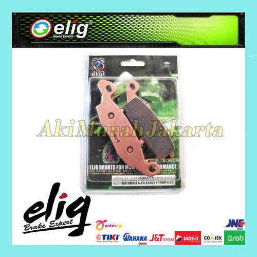 [EZR.0700954] Kampas Rem Depan Er6n Series/ Versys 650 / Z/Zr 750 Series Elig Sinter