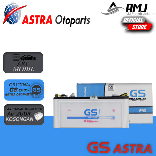 [EZR.0701091] Aki Genset GS PREMIUM ASTRA N150 / 145G51 Aki Basah 12V / 150Ah