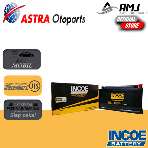 [EZR.0701096] Aki Mobil Mercy C V M E Class INCOE ASTRA MF 60038 Aki Kering 12V 100A