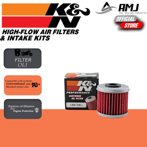 K&N Filter Oli YAMAHA CRF 150F / 250F / 150R / 250X KN 116 ORIGINAL