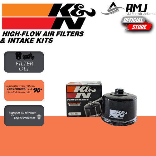 [EZR.0701313] K&N FILTER OLI YAMAHA TMAX / T-MAX KN 147 ORIGINAL K&N KNN