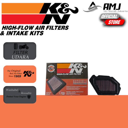 [EZR.0701316] Filter Udara K&N Kawasaki H2 Zx1000 Replacement Filter Ka-9915 Ori