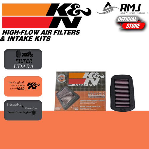[EZR.0701317] FILTER UDARA K&N YAMAHA R15 / WR125X YA-1208 ORIGINAL K&N