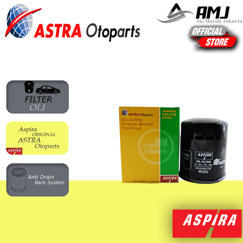 Filter Oli ASPIRA PANTHER 2.3 / TBR 52 / CJ 7 / CHEV LUV KBD 26 ASTRA