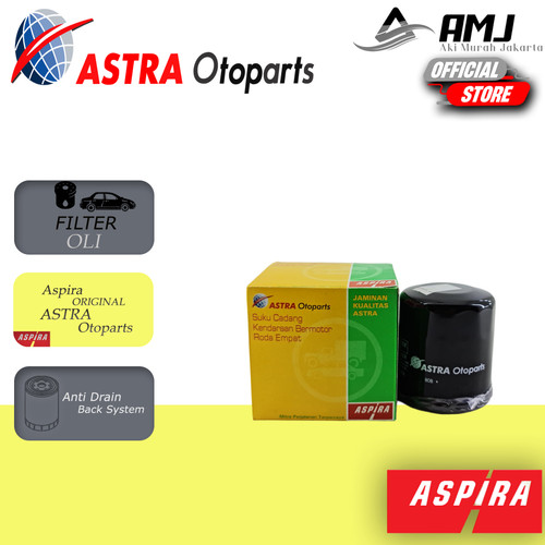 [EZR.0701330] Filter Oli ASPIRA SOLUNA / STARLET / COROLLA / ALTIS ORIGINAL ASTRA