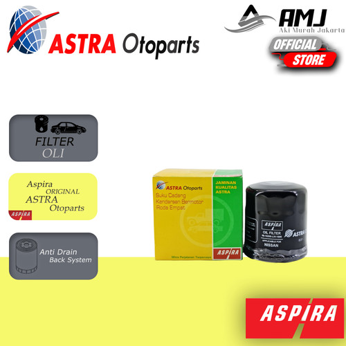 FILTER OLI ASPIRA 15208 LIVINA MARCH EVALIA X-TRAIL SERENA DATSUN JUKE