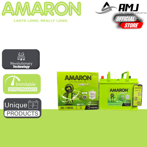 [EZR.0701487] Aki Mobil S95 / 105d26l Amaron Hi-Life Duro 12v 72 Ah Aki Kering