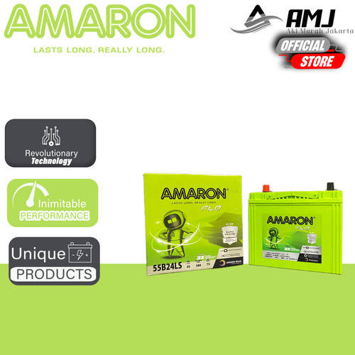 [EZR.0701557] Aki Mobil Wuling Confero NS60LS / 55B24LS Amaron Hi-Life 12V / 45Ah