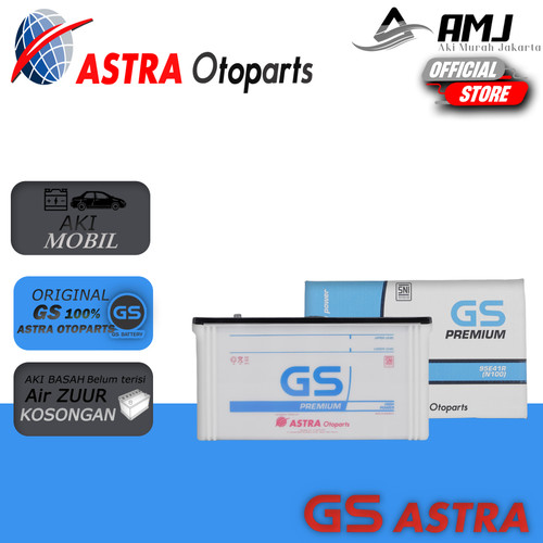[EZR.0701590] AKI DAIHATSU TAFT SERIES GS PREMIUM ASTRA N100 95E41R Aki Basah 100Ah