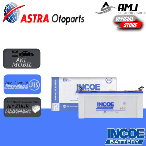 [EZR.0701620] AKI GENERATOR SET INCOE PREMIUM ASTRA N150 Aki Basah 12V / 150Ah
