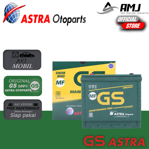 [EZR.0702139] Aki Mobil Truck N50Z GS ASTRA (Colt Diesel,Dutro,Elf,Dyna,Fuso,H-1)