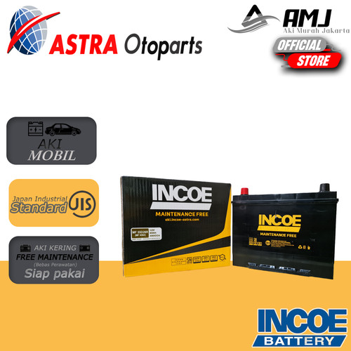 [EZR.0702173] Aki Mobil Kijang Kapsul INCOE MF Astra N50Z Aki Kering 12V / 60Ah